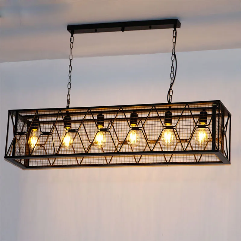 Железный светильник в стиле ретро для бара кафе креативная личность искусство