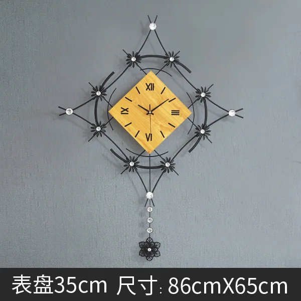 D European Minimalist Creative Wall Clock Modern Home Clock Living Room Mute Clock Fashion Decorative Quartz Clock Hot Sale - Цвет: D