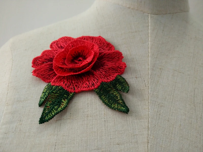 3Pcs/Set Flower Venise Lace Collar Applique Patches Neckline Fabric Embroidered For Accessories Arts Crafts Sewing CL359 | Дом и сад