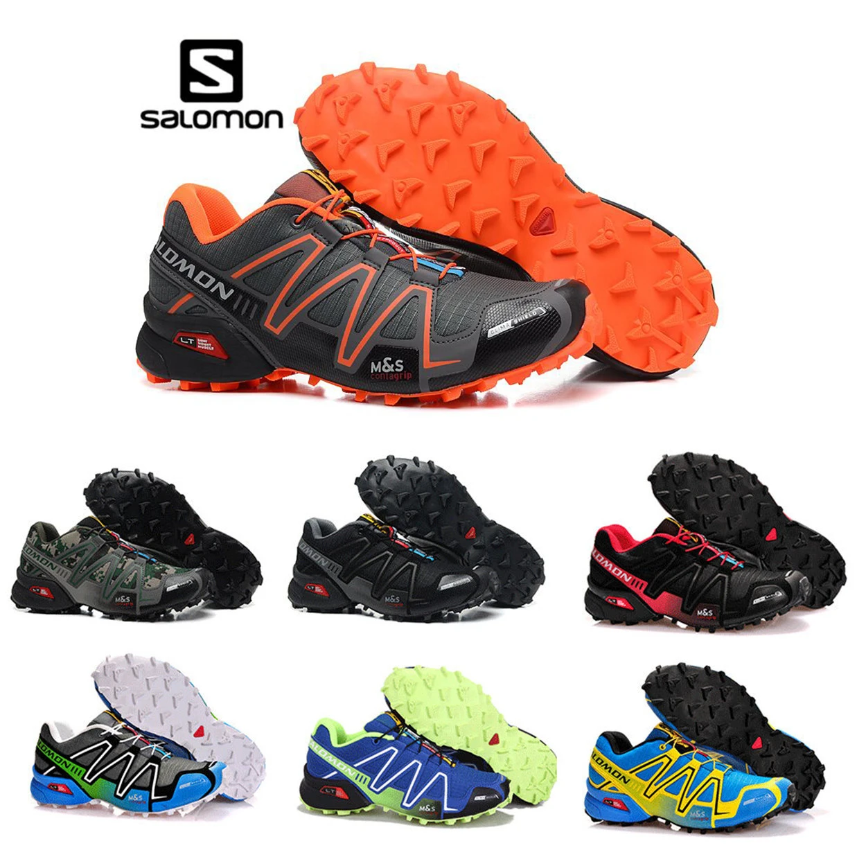 Salomon speed Cross 3 CS кросс кантри дышащие Zapatillas брендовые кроссовки мужские спортивные