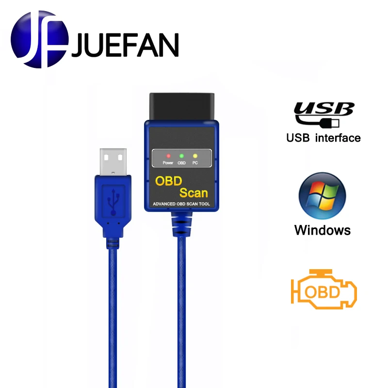 Оригинальный Автомобильный Диагностический USB OBD2 автоматический