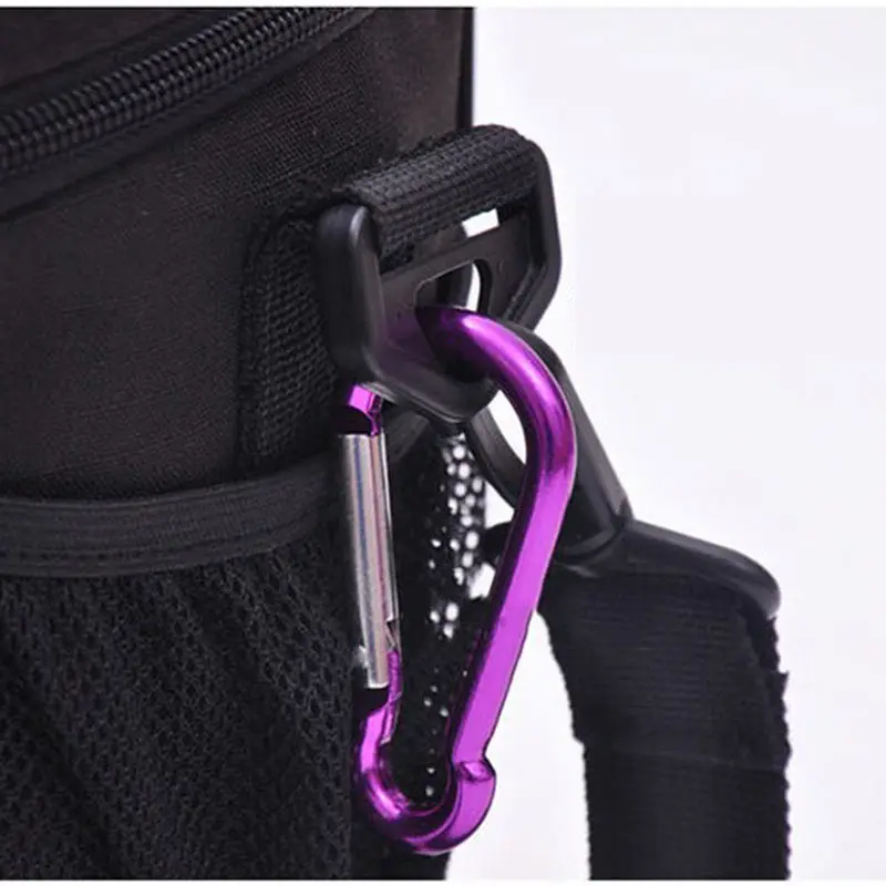 6X симпатичный Простой алюминиевый карабин для кемпинга брелок туризма на