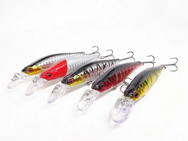 

5 pcs 8CM 7.9G fishing bait fishing lure r Mino plastic lure