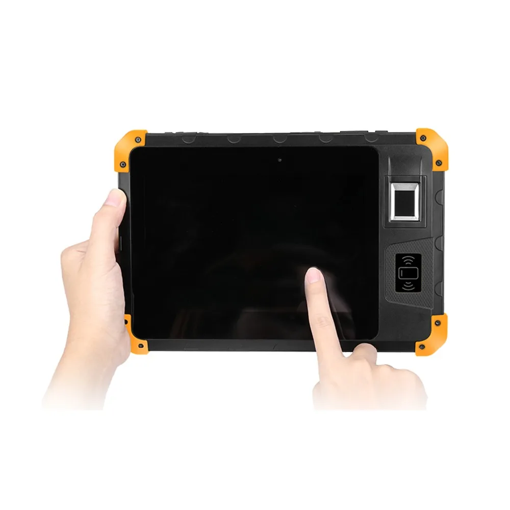 Industrial Rugged 3G / 4G Smart 8 Inch Biometric Fingerprint Scanner Android Tablet PC HCC-Z200