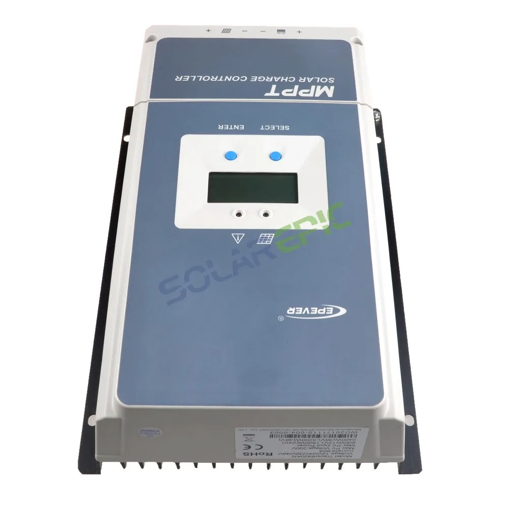 Tracer AN 100A Epever MPPT Солнечный контроллер заряда 100A 12 В/24 В/36 В/48 в регулятор мощности батареи Макс PV вход 150 в или 200 в CE