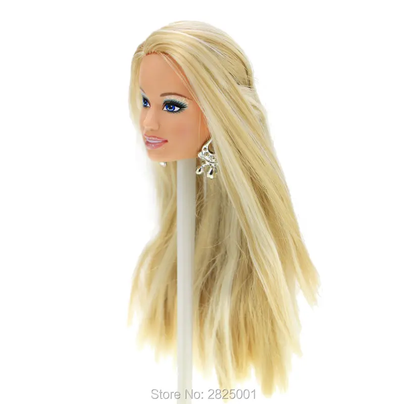 1х отличное качество голая 12 шарнирное тело куклы + модные светлые прямые волосы
