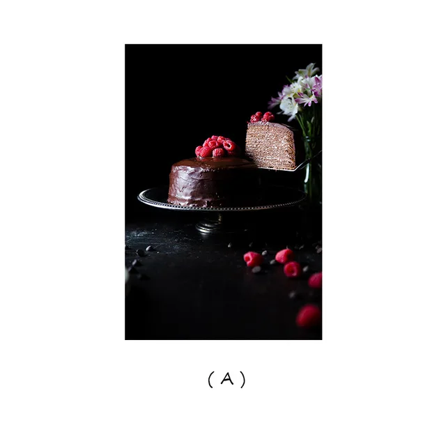 Nordic Style Dessert Fruit Photography Canvas Painting Posters Print Modern Wall Art Pictures For Dinning Room Decor | Дом и сад