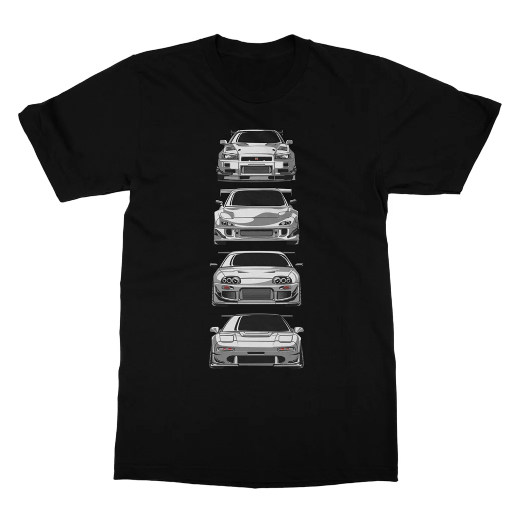 2019 Лидер продаж летние JDM легенды футболка Rx7 японских автомобилей 90s Рубашки