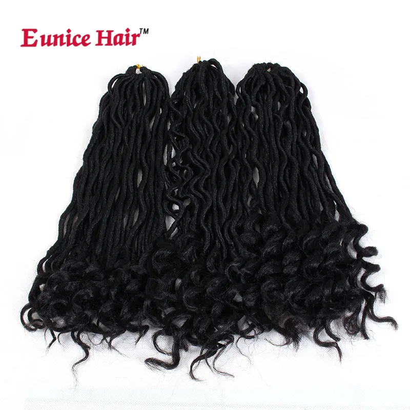Faux locs 18 дюймов вязание крючком сплетенные волосы для наращивания 24