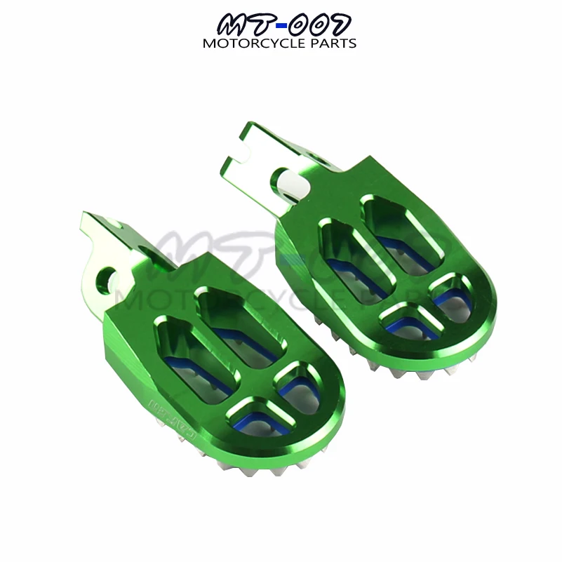 

CNC Foot Rests Footrest Footpegs Pegs Pedal For Kawasaki KXF 250 450 KX250F 2006-2016 KX450F 2007-2016 KLX450R 2008-2013
