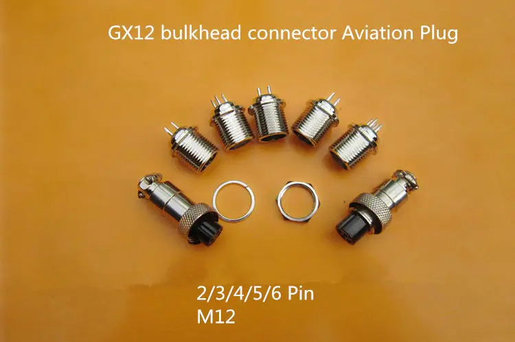 1 шт. AP009 GX12 2/3/4/5/6 контактный разъем M12 штекер и гнездо авиационный круглый 12 мм |