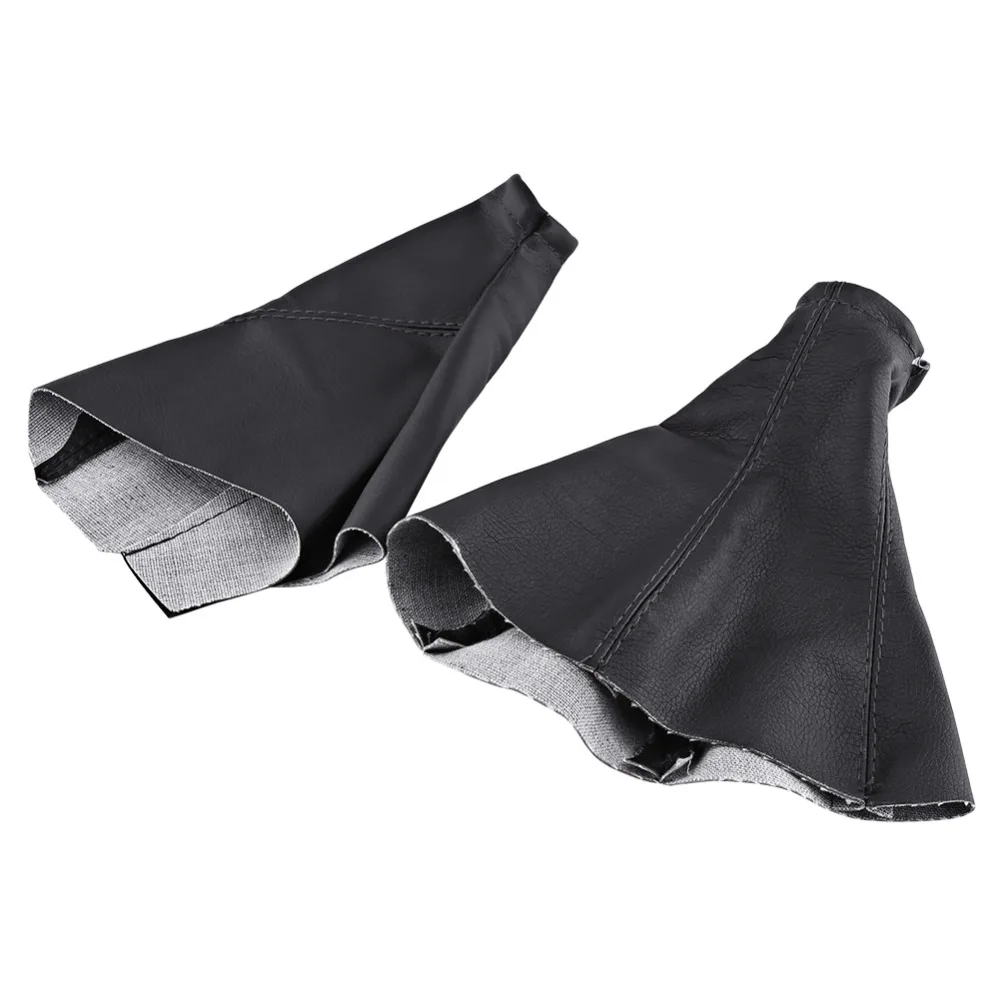 2 шт. автомобильный трость переключения передач Gaiter Boot PU кожаный пылезащитный