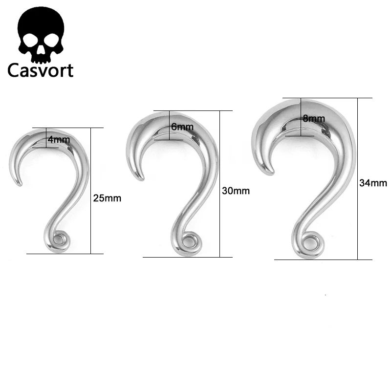 Серьги капельки Casvort из нержавеющей стали|Украшения для тела| |