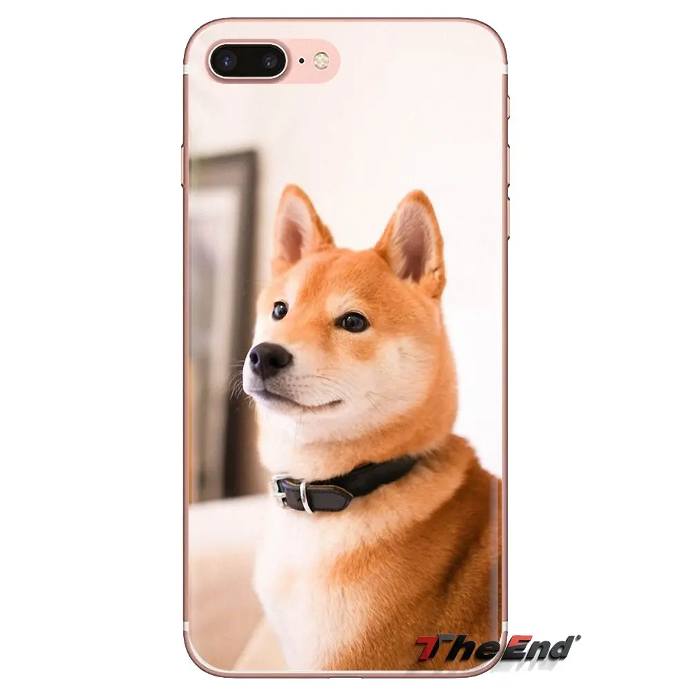 Прозрачный чехол из ТПУ для Xiaomi Redmi 4A S2 Note 3 3S 4 4X5 Plus 6 7 6A Pro Pocophone F1 brihwood Red shaba Inu Dog Puppy |