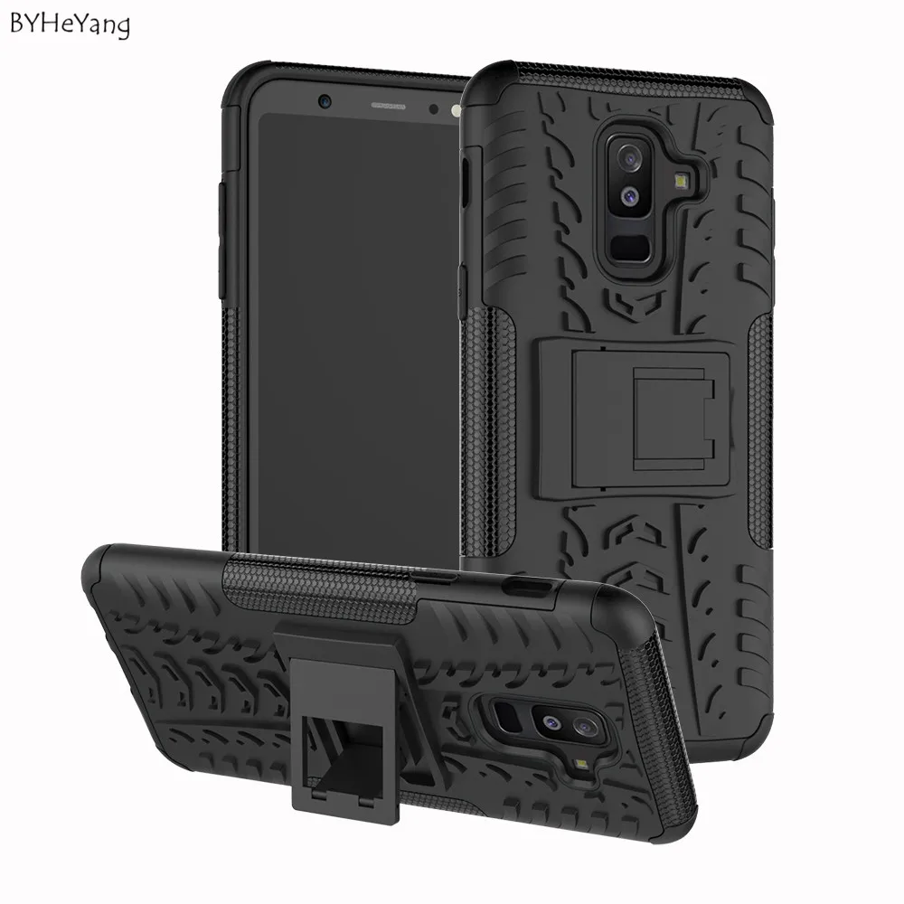 BYHeYang Гибридный ТПУ бронированный силиконовый резиновый чехол для Samsung Galaxy A6 2018 Plus