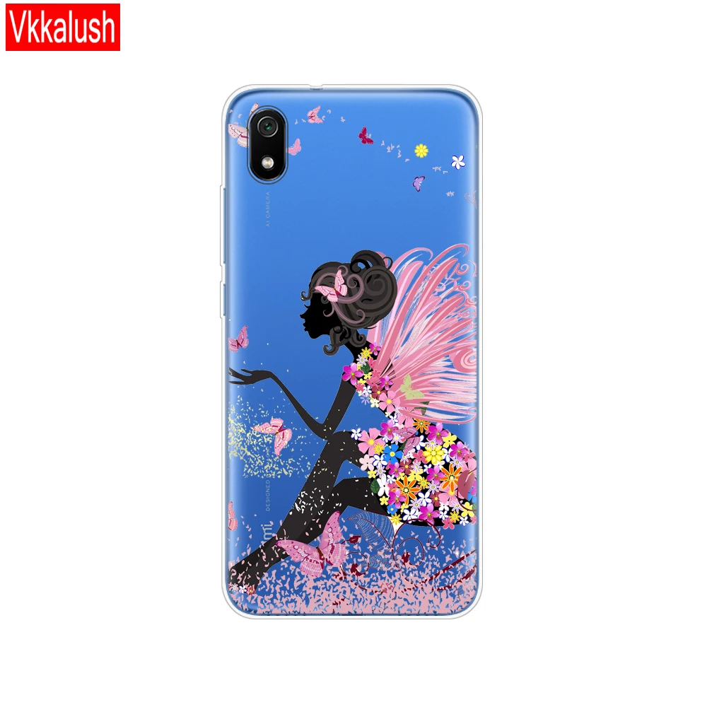 80372 Чехол для Xiaomi redmi 7a, чехол s, полная защита, Мягкая силиконовая задняя крышка из ТПУ для redmi 7 A, бампер для redmi 7a, защитная задняя крышка - Цвет: 80372