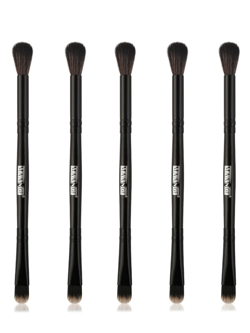 5 шт./компл. вдвое закончившийся тени для век кисти ресницы Румяна элегантный