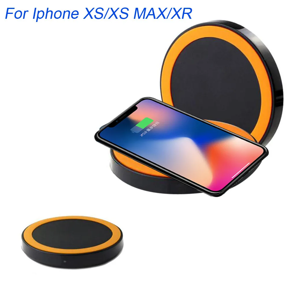 Портативное ультратонкое Беспроводное зарядное устройство Qi для iPhone XS/XS