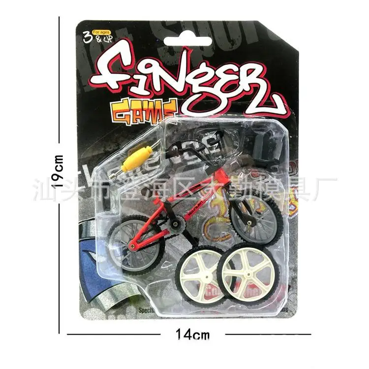 Мини-Пальчиковый BMX велосипед Флик Трикс Finger Bikes игрушки BMX модель велосипеда велосипед Tech Deck гаджеты Новинка кляп игрушки - Цвет: Белый