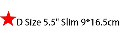 D 5.5 slim Черный Универсальный чехол для мобильного телефона, мягкий чехол из неопрена для смартфона, противоударный чехол для samsung, для huawei, для iphone, сумка fundas - Цвет: D 5.5 slim