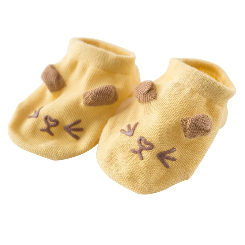 

Cartoon Newborn Baby Socks Anti Slip Sole Socks For Girls and Boys Cotton Toddler Boat Socks Floor Socks 0-24 Months