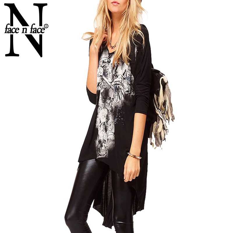 Лицо N лица человеческий скелет черно-белой печать тенниски марля сращивания