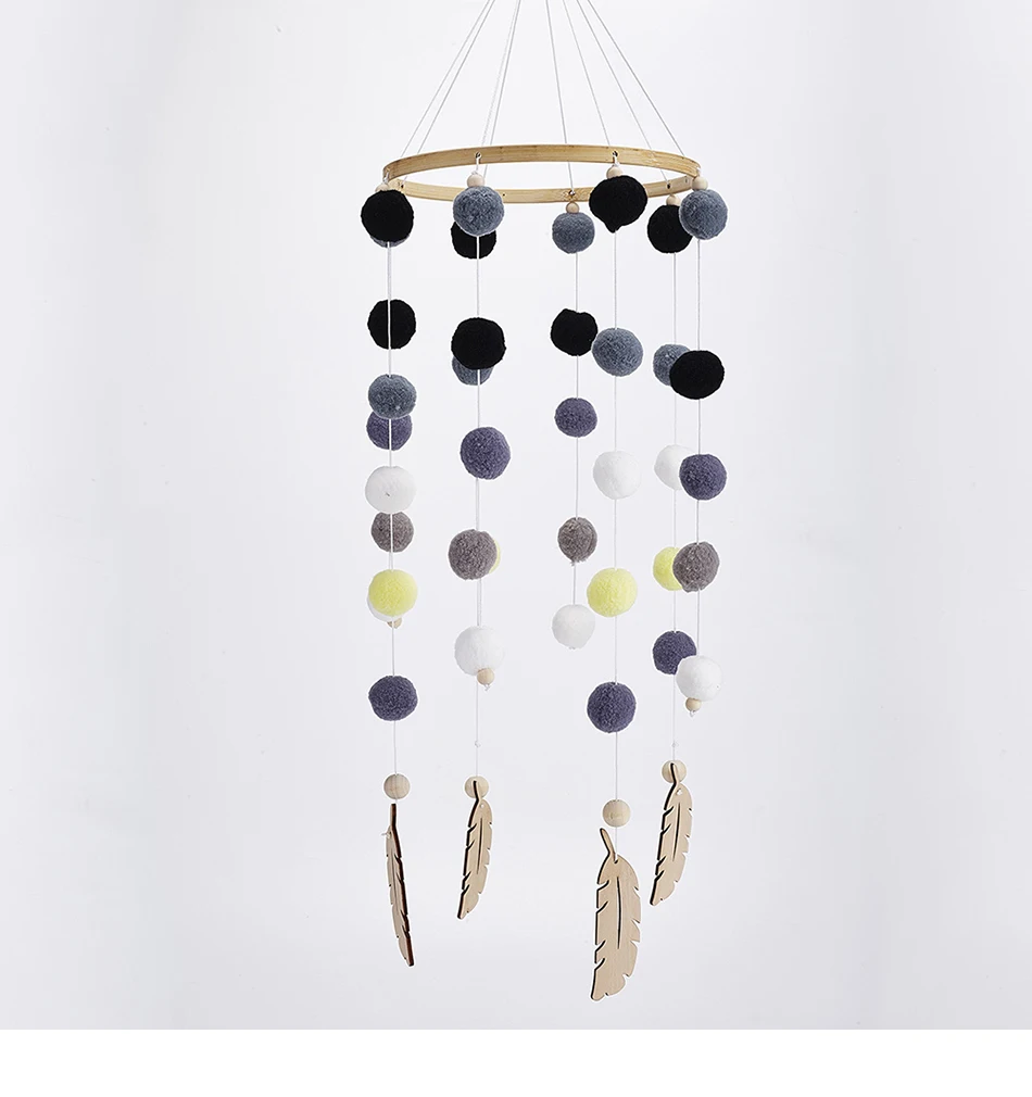 Детское крепление для детской кроватки комплект кронштейна для погремушек заводная Музыкальная шкатулка DIY Wind Chime кровать Колокольчик Материал игрушки ручной работы игрушки для детей Погремушки
