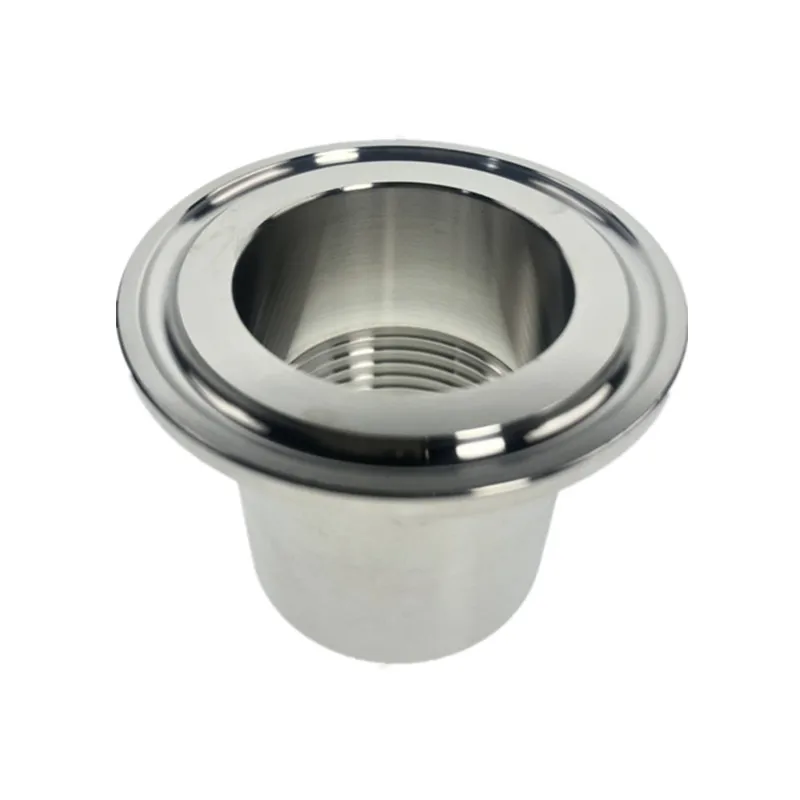 1/"-2"(DN15-DN50) адаптеры для нагревателя санитарно Нержавеющая сталь SS304 женский резьбовой наконечник фитинги для трёхзажимного хомута