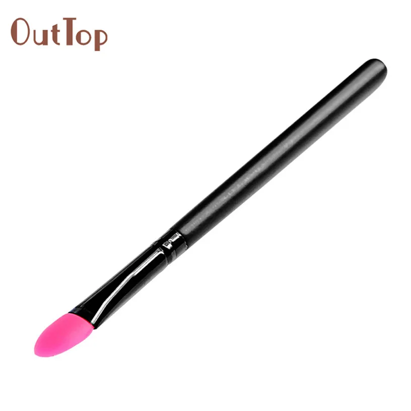 Лучшая сделка OutTop новая деревянная ручка для лица грязевая маска смешивающая кисть Косметический макияж тени для век набор кистей 1 шт. LSY1122 X0423 2 15