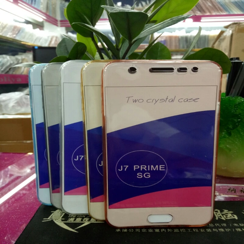 Задняя и Передняя 360 мягкие чехлы из ТПУ для Samsung Galaxy J3 J5 J7 2017 2016 J310 J510 J710 J320 J520 J720 Prime