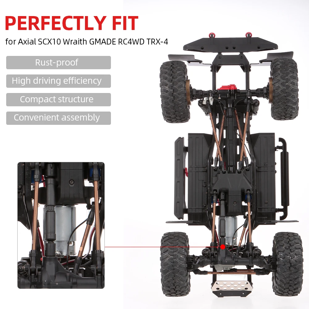 97/100/110/121 мм металлический приводной вал для осевой SCX10 призрак GMADE RC4WD D90 RC