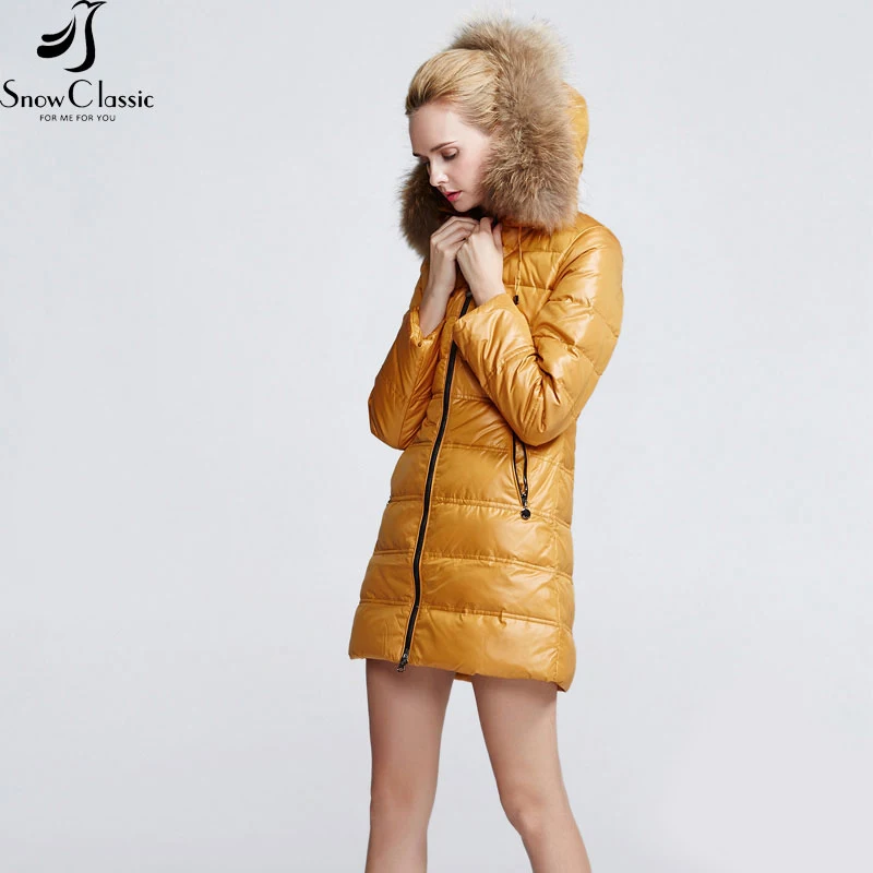 Snow Classic Новая зимняя дамская пуховая куртка с разнообразными цветами