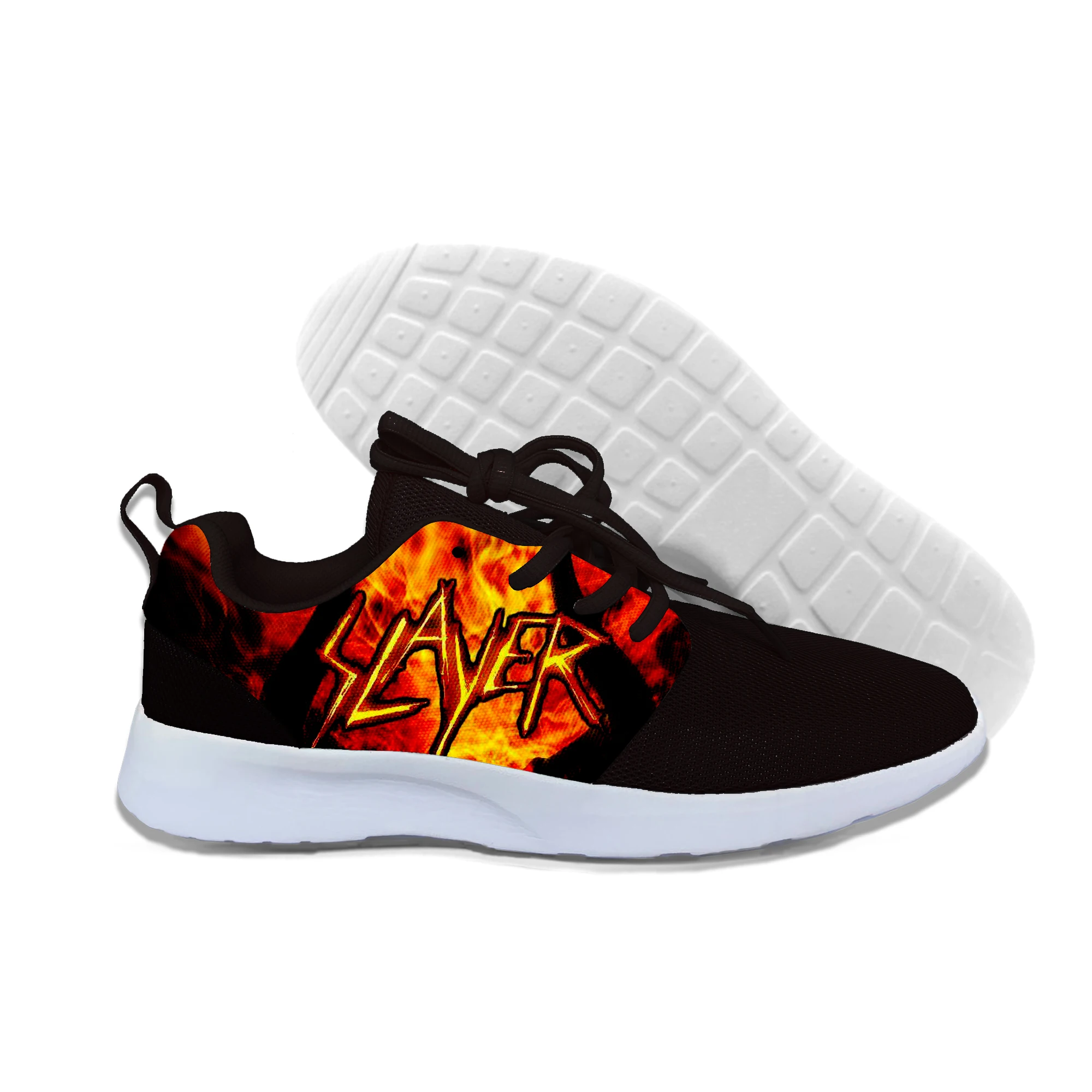 2019 hot fashion metal band Slayer 3D casual shoes for men/women high quality Harajuku printing Sneakers | Обувь