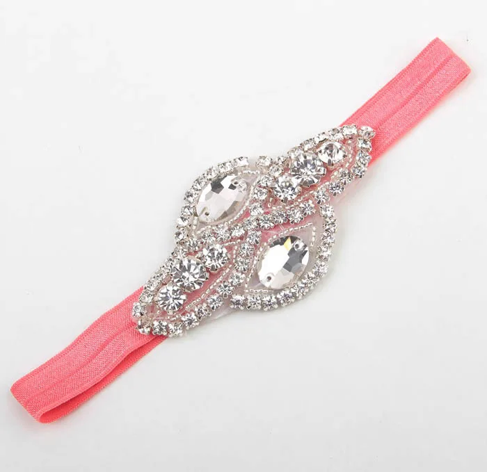 Yundfly детский обруч для волос со стразами маленьких девочек Эластичные аксессуары