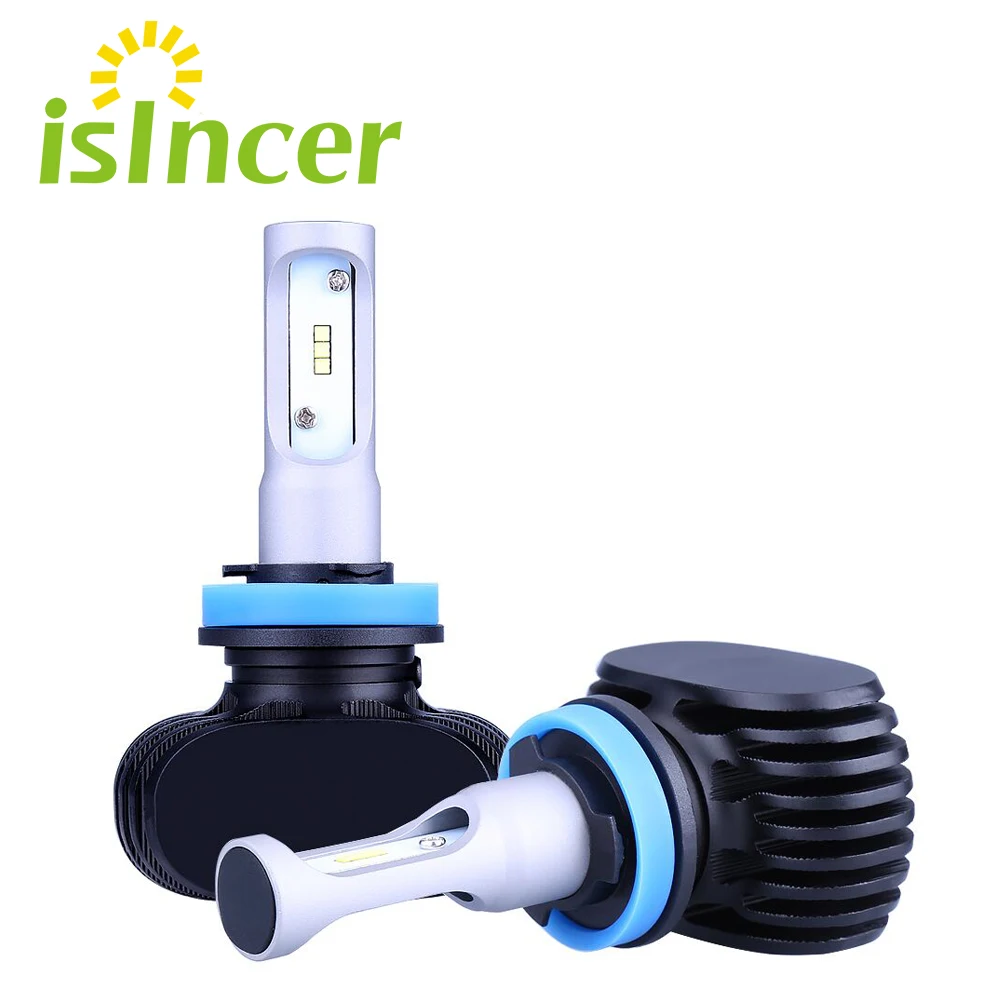 led лампа для авто 2 шт. H4 LED H7 H11 H1 H3 9005 9006 Авто фар 80 Вт 8000LM Высокая Низкая луч света автомобилей лампы Белый 6500 К лампы
