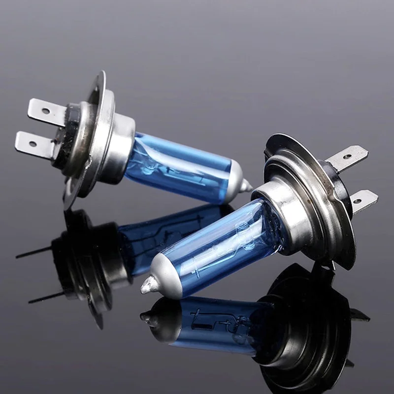 2pcs12V 100W H4 6000 К супер яркий белый автомобилей головной светильник Светильник лампы