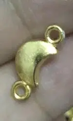 moon 50 шт. DIY аксессуары Kawaii Луна Звезда соединитель для производства ювелирных изделий сердце двойной подвесной кулон Подвески Металлические Мини Снежинка Декор - Цвет: moon