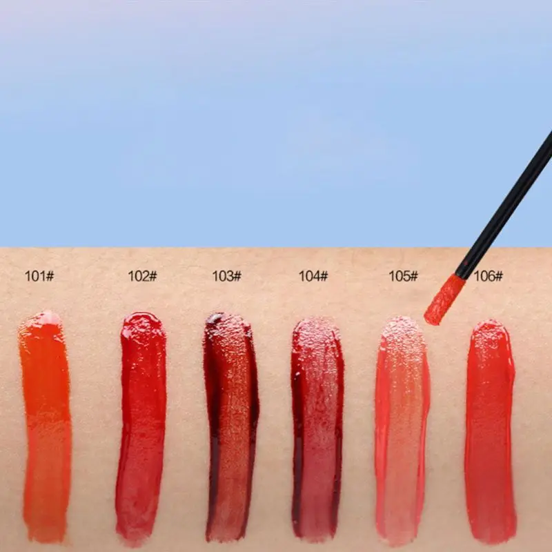 Долговечная жидкая губная помада с увлажняющим действием блеск для губ женская