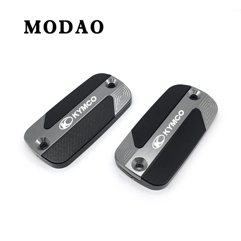 2 pieces Titanium Для KYMCO центральный DT 125, 200, 300, 350 XCITING K-XCT мотоцикла с ЧПУ передний бак для тормозной жидкости крышка - Цвет: 2 pieces Titanium