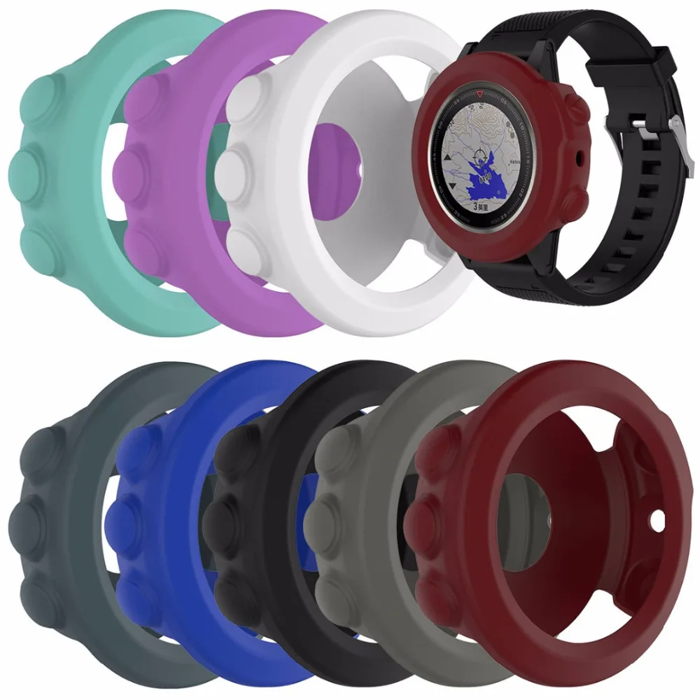 Силиконовый резиновый ремешок защитный чехол для наручных часов Garmin Fenix 5X GPS |