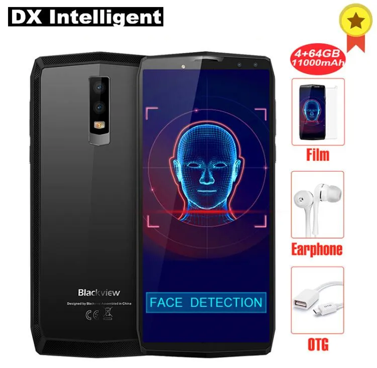 BLACKVIEW P10000 Pro 11000 мАч Быстрая зарядка 5 99 &quotFHD + MT6763 Octa Core 4 Гб 64 16.0MP 13MP четыре камера OTG