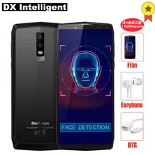 BLACKVIEW P10000 Pro 11000 мАч Быстрая зарядка 5 99 &quotFHD + MT6763 Octa Core 4 Гб 64 16.0MP 13MP