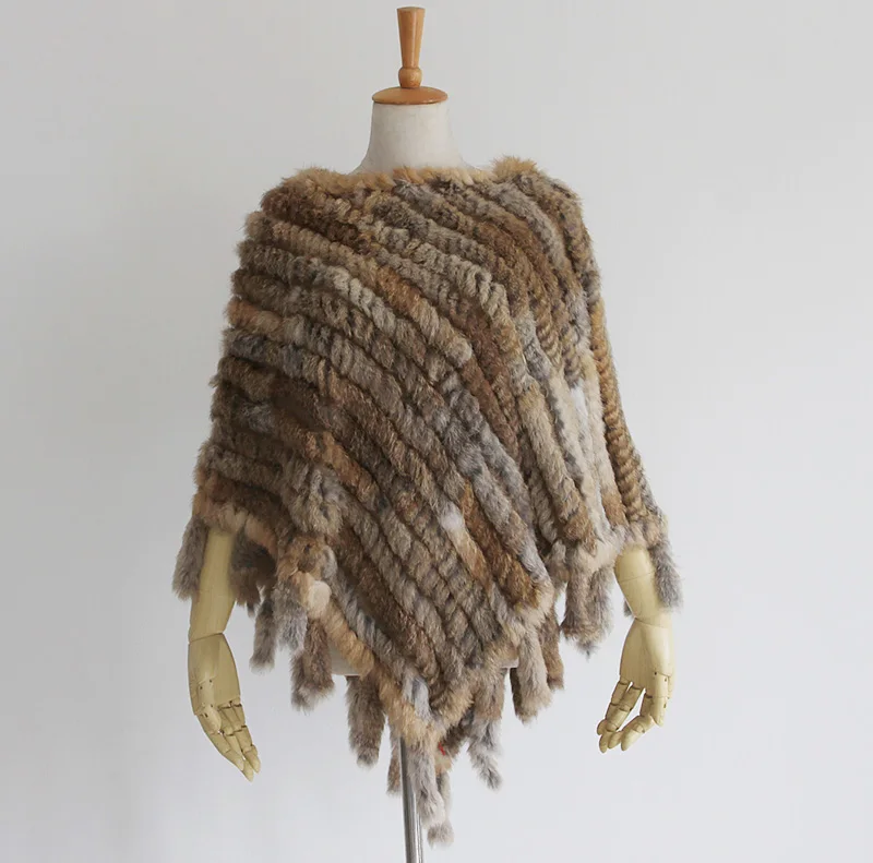 Women Fashion Genuine Rabbit Fur Poncho Pullover Knit Cape Real Fur Knit Amic Wraps Stole Triangle Shawls Coat Tassels RCS0008
Women Fashion Genuine Rabbit Fur Poncho Pullover Knit Cape Real Fur Knit Amic Wraps Stole Triangle Shawls Coat Tassels RCS0008