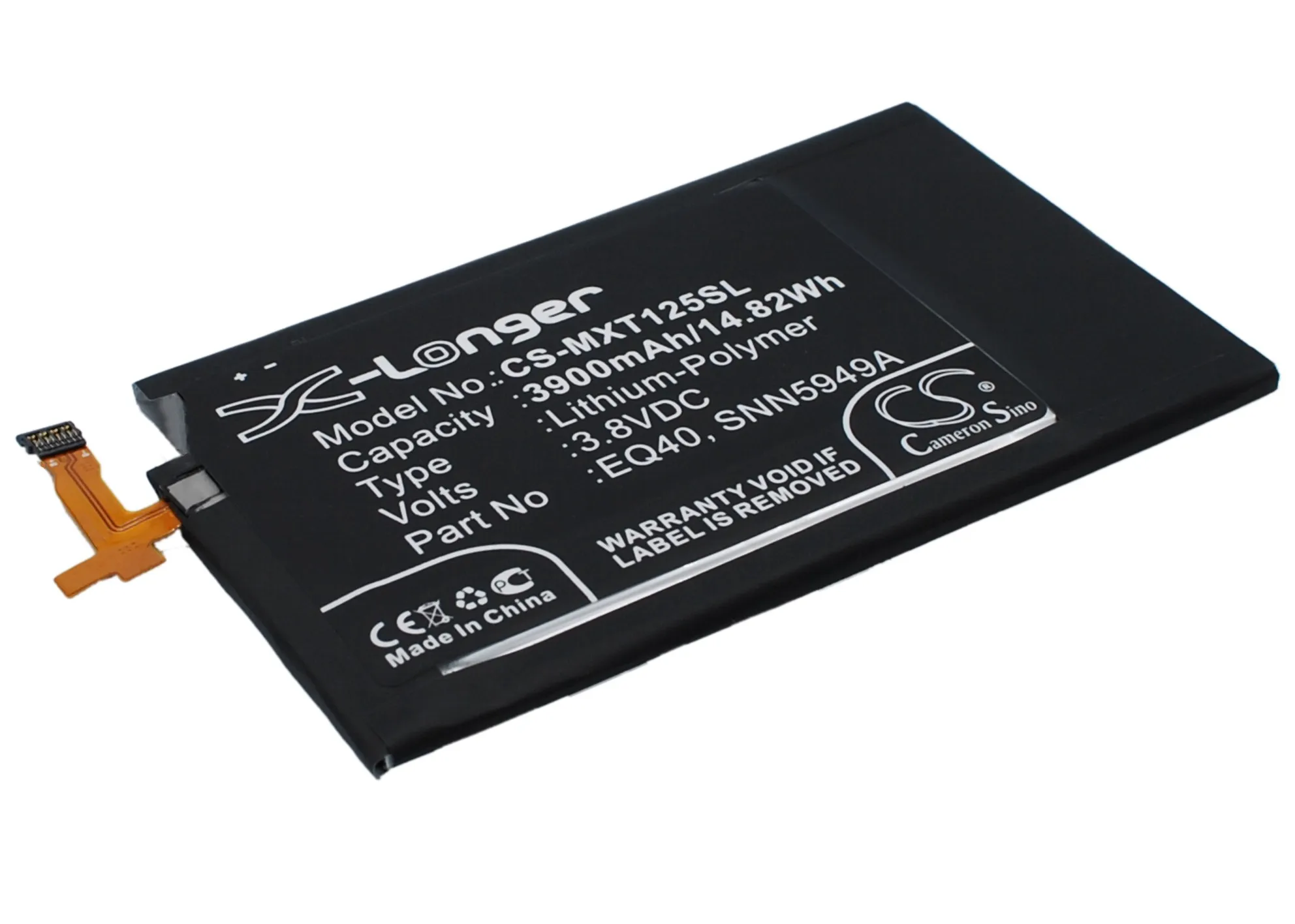 Аккумулятор Cameron Sino 3900mAh EQ40 для Motorola XT1254 XT885 XT928|Цифровые аккумуляторы| |