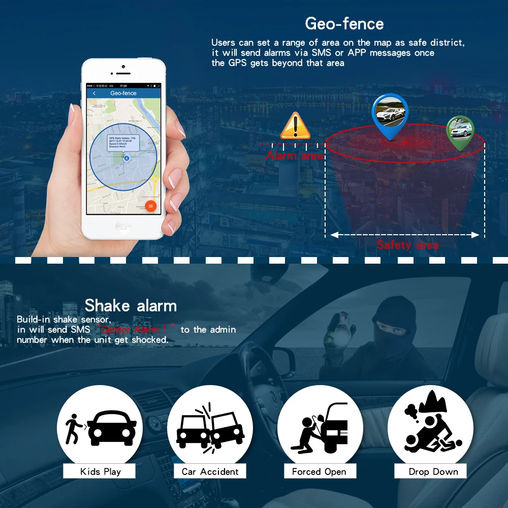 TK905 3G Новинка WCDMA водонепроницаемый автомобильный GPS трекер супер магнит в режиме