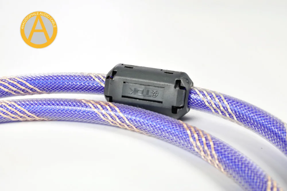 USB кабель Hi Fi Type A B usb для передачи данных аудиокабель 5N OFC толстый посеребренный