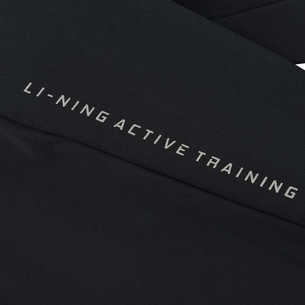 Li Ning мужские тренировочные брюки из теплого флиса с 3D облегающей подкладкой