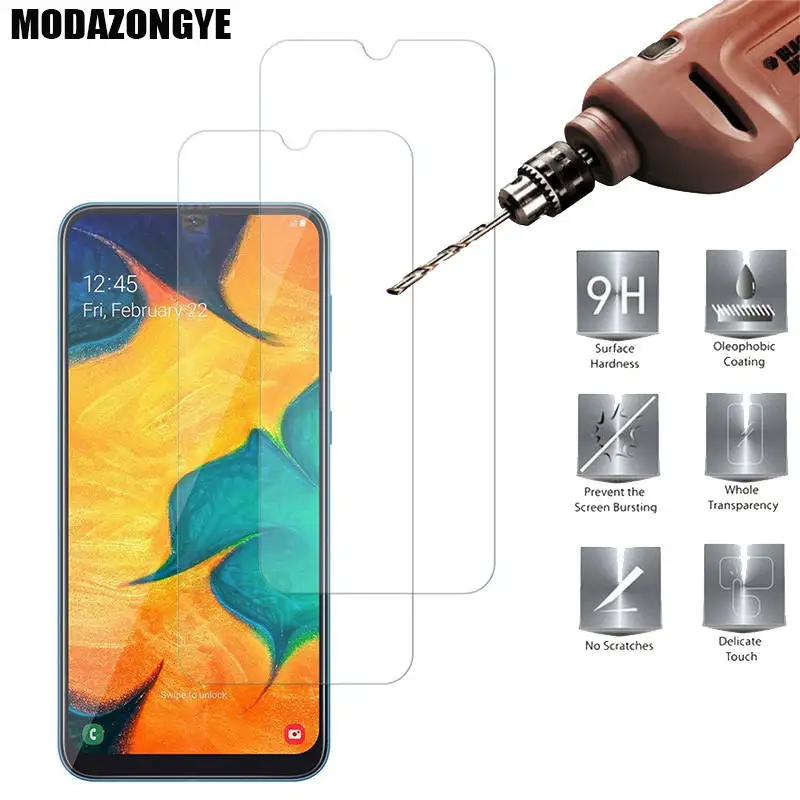 Защитная пленка для Samsung Galaxy A30 закаленное стекло A305 A305F a30.|Защитные стёкла и