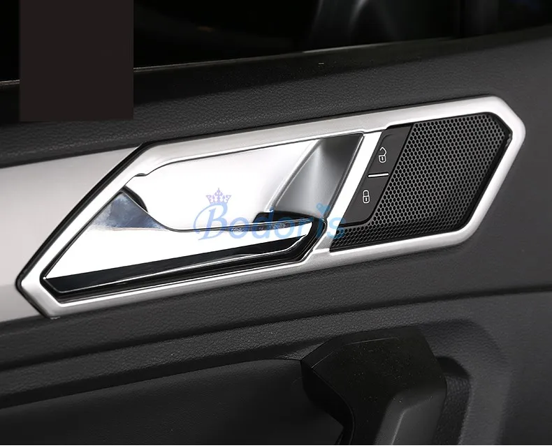 Для Volkswagen VW Tiguan L 2017 2018 внутренняя дверная ручка Чаша вставка отделочная панель