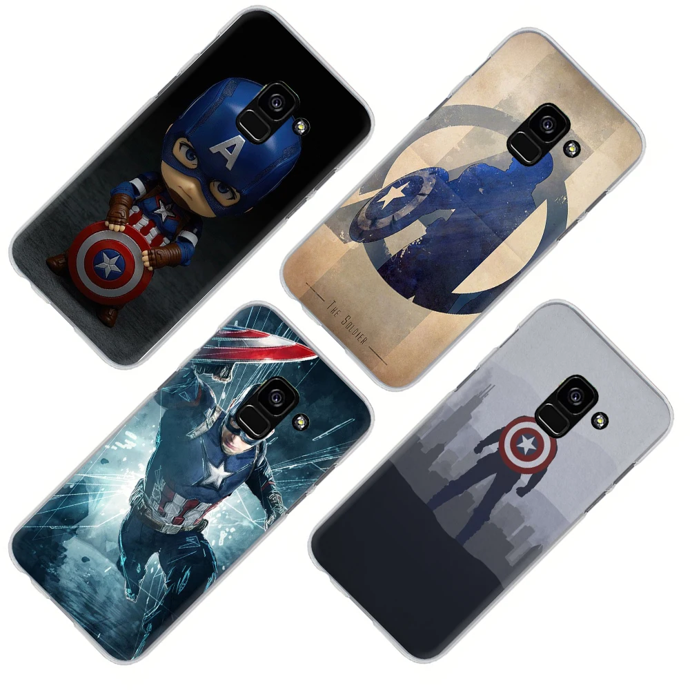 Жесткий чехол для телефона Marvel Капитан Америка Железный человек герои Samsung Galaxy A3